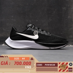 NIKE AIR ZOOM PEGASUS 37 'BLACK WHITE' BQ9646-002 – SIZE 44 – GIÀY 2HAND CHÍNH HÃNG