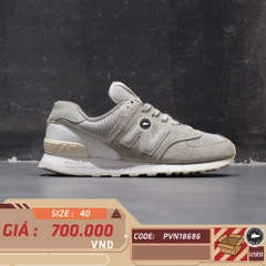 NEW BALANCE 574 'GREY WHITE' ML574WB SIZE 40 – GIÀY 2HAND CHÍNH HÃNG