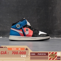 JORDAN 1 MID GS 'GAME TIME' CV4891-001 SIZE 36 GIÀY 2HAND CHÍNH HÃNG