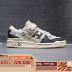 ADIDAS FORUM 84 LOW 'OFF WHITE GREEN' HQ6938 SIZE 43 1/3 GIÀY 2HAND CHÍNH HÃNG
