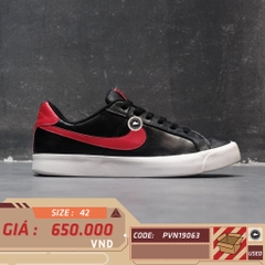 NIKE COURT ROYALE AC 'UNIVERSITY RED' BQ4222-004 SIZE 42 GIÀY 2HAND CHÍNH HÃNG