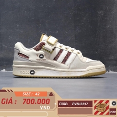ADIDAS ORIGINALS FORUM LOW 'WHITE' HQ4604 SIZE 42 GIÀY 2HAND CHÍNH HÃNG