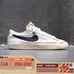 NIKE BLAZER LOW ’77 VINTAGE DA6364 101 SIZE 43 GIÀY 2HAND