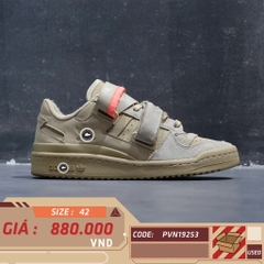 ADIDAS FORUM LOW STRAP “TAUPE OXIDE” GX3658 – GIÀY 2HAND CHÍNH HÃNG PVN19253