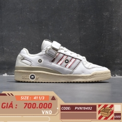 ADIDAS FORUM LOW “WHITE GREY RED” H03424 – GIÀY 2HAND CHÍNH HÃNG PVN19492