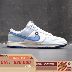 NIKE DUNK LOW ‘WHITE HYPER ROYAL’ DV0831‑104 SIZE 44.5 GIÀY 2HAND