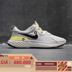 NIKE REACT MILER 'GREY FOG VOLT' CW1777‑005 GIÀY 2HAND CHÍNH HÃNG [PVN19390]