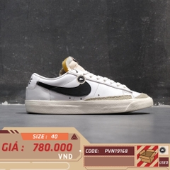 NIKE BLAZER LOW ’77 VINTAGE – DA6364 101 SIZE 40 – GIÀY 2HAND CHÍNH HÃNG