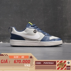 NIKE COURT BOROUGH LOW 2 – BQ5448-016 SIZE 40 GIÀY 2HAND CHÍNH HÃNG PVN19564