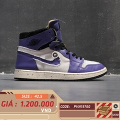 NIKE AIR JORDAN 1 HIGH ZOOM CMFT 'CRATER PURPLE' CT0978-501 SIZE 42.5 GIÀY 2HAND CHÍNH HÃNG PVN19760