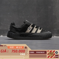 ADIDAS ORIGINALS ADIMATIC "BLACK / WHITE / CARBON" – ID3938 – SIZE 40 2/3 GIÀY 2HAND CHÍNH HÃNG – PVN19366