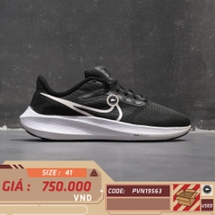 NIKE AIR ZOOM PEGASUS 39 “BLACK × DARK SMOKE GREY × WHITE” DH4071-001 SIZE 41 GIÀY 2HAND CHÍNH HÃNG PVN19563