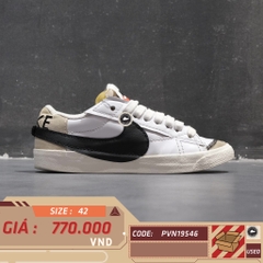 NIKE BLAZER LOW ’77 JUMBO DN2158-101 – SIZE 42 GIÀY 2HAND CHÍNH HÃNG – PVN19546