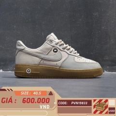 NIKE AIR FORCE 1 ‘07 “LIGHT BONE GUM” FD3365-001 SIZE 40.5 GIÀY 2HAND CHÍNH HÃNG PVN19704