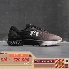 UNDER ARMOUR CHARGED BANDIT 4 3020357-001 SIZE 38 GIÀY 2HAND CHÍNH HÃNG PVN20209