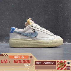 NIKE BLAZER LOW PLATFORM DO2371-133 – SIZE 36 GIÀY 2HAND CHÍNH HÃNG – PVN20130
