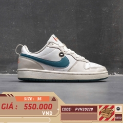 NIKE COURT BOROUGH LOW 2 'PHANTOM BRIGHT SPRUCE' BQ5448-017 – SIZE 36 GIÀY 2HAND CHÍNH HÃNG – PVN20228