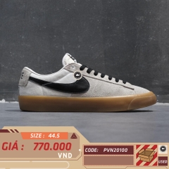 NIKE SB ZOOM BLAZER LOW PRO GT ‘WHITE BLACK’ DC7695 100 SIZE 44.5 GIÀY 2HAND CHÍNH HÃNG PVN20100