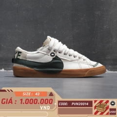 NIKE BLAZER LOW ’77 JUMBO ‘SAIL / PRO GREEN / GUM’ DR9865-101 SIZE 43 GIÀY 2HAND CHÍNH HÃNG PVN20014