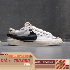 NIKE BLAZER LOW ’77 JUMBO ‘WHITE/BLACK/SAIL’ DN2158-101 SIZE 42.5 GIÀY 2HAND CHÍNH HÃNG PVN19985