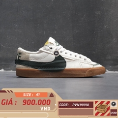 NIKE BLAZER LOW ’77 JUMBO “SAIL PRO GREEN GUM” DR9865-101 SIZE 41 GIÀY 2HAND CHÍNH HÃNG PVN19998