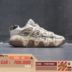 FILA FUSION ADE “WHITE / BROWN” T12M233206FWB SIZE 42 GIÀY 2HAND CHÍNH HÃNG PVN19988