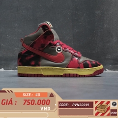 NIKE DUNK HIGH “RED ACID WASH” DD9404-600 SIZE 40 GIÀY 2HAND CHÍNH HÃNG PVN20019