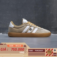 ADIDAS VL COURT 3.0 “KHAKI WHITE” ID9183 SIZE 40 2/3 GIÀY 2HAND CHÍNH HÃNG PVN20031