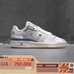 ADIDAS FORUM EXHIBIT LOW “WHITE / SKY TINT / CREAM WHITE” GW6348 SIZE 40 2/3 GIÀY 2HAND CHÍNH HÃNG PVN20093