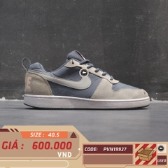 NIKE COURT BOROUGH LOW PREMIUM 'ARMORY BLUE' 861533-400 SIZE 40.5 GIÀY 2HAND CHÍNH HÃNG PVN19927