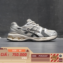 ASICS GEL LYTE III OG 'WHITE/PEACOAT' 1201A528-100 SIZE 43 GIÀY 2HAND CHÍNH HÃNG PVN20287