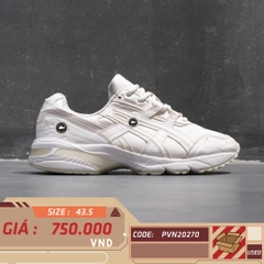 ASICS GEL-1090 ‘ALL WHITE’ 1023A063-100 SIZE 43.5 GIÀY 2HAND CHÍNH HÃNG PVN20270