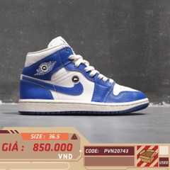 NIKE AIR JORDAN 1 MID 'KENTUCKY BLUE' BQ6472 104 SIZE 36.5 GIÀY 2HAND CHÍNH HÃNG PVN20743