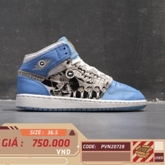 JORDAN 1 MID SNEAKER SCHOOL GAME WINNER DR6492 100 SIZE 36.5 GIÀY 2HAND CHÍNH HÃNG PVN20728