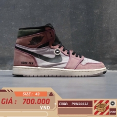 JORDAN 1 HIGH ELEMENT GORE-TEX BERRY DB2889-500 SIZE 43 GIÀY 2HAND CHÍNH HÃNG PVN20638
