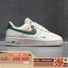 NIKE AIR FORCE 1 '07 LV8 "40TH ANNIVERSARY SAIL MALACHITE" DQ7658-101 SIZE 39 GIÀY 2HAND CHÍNH HÃNG PVN20804