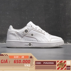 PUMA REBOUND JOY LOW 'WHITE GREY VIOLET' 380747 02 SIZE 38 GIÀY 2HAND CHÍNH HÃNG PVN20906