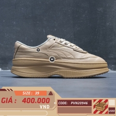 PUMA Deva 'Natural Vachetta' 371199 02 SIZE 39 GIÀY 2HAND CHÍNH HÃNG PVN20946