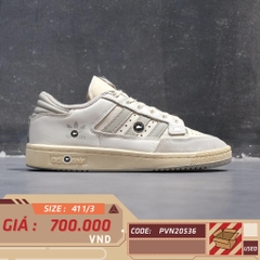 Adidas Originals Centennial 85 Low Cloud White Grey GX2213 SIZE 41 1/3 GIÀY 2HAND CHÍNH HÃNG PVN20536