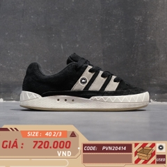 Adidas Adimatic Core Black/Crystal White ID8265 SIZE 40 2/3 GIÀY 2HAND CHÍNH HÃNG PVN20414