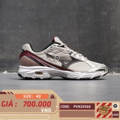 MIZUNO WAVE RIDER 10 SPORT WHITE BLACK SAND SYRAH 8KA 16069 SIZE 40 GIÀY 2HAND CHÍNH HÃNG PVN20566