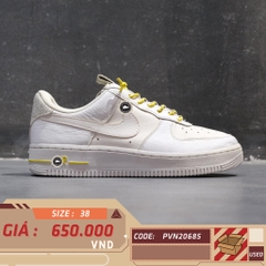 Nike WMNS Air Force 1 '07 Lux 'White Reflective' 898889 104 SIZE 38 GIÀY 2HAND CHÍNH HÃNG PVN20685