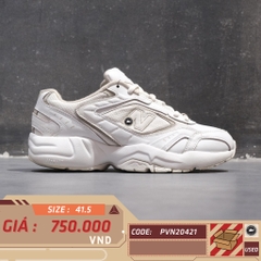 New Balance WMNS 452 'White Light Cliff Grey' D WX452SG SIZE 41.5 GIÀY 2HAND CHÍNH HÃNG 20421