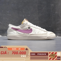 NIKE BLAZER LOW '77 VINTAGE 'SAIL MULTI' DA6364 106 SIZE 41 GIÀY 2HAND CHÍNH HÃNG PVN20418