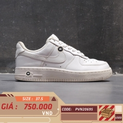 NIKE AIR FORCE 1 '07 LOW WHITE DD8959 100 SIZE 37.5 GIÀY 2HAND CHÍNH HÃNG PVN20695