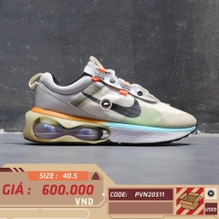 NIKE AIR MAX 2021 MATTE GREY MULTI DO2336 010 SIZE 40.5 GIÀY 2HAND CHÍNH HÃNG PVN20511