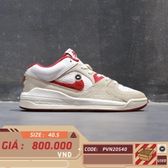 JORDAN STADIUM 90 WHITE VARSITY RED DX4397 106 SIZE 40.5 GIÀY 2HAND CHÍNH HÃNG  PVN20540