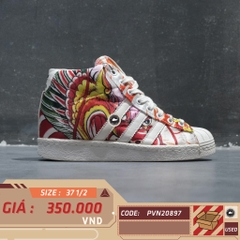 ADIDAS ORIGINALS SUPERSTAR UP BY RITA ORA MULTICOLOR B26723 SIZE 37 1/3 GIÀY 2HAND CHÍNH HÃNG PVN20897