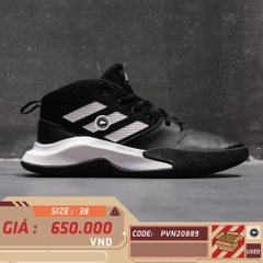 Adidas OwnTheGame K Wide J Black FV9451 SIZE 38 GIÀY 2HAND CHÍNH HÃNG PVN20889