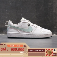 Nike Court Borough Low Recraft (GS) DV5456 102 SIZE 37.5 GIÀY 2HAND CHÍNH HÃNG PVN20979